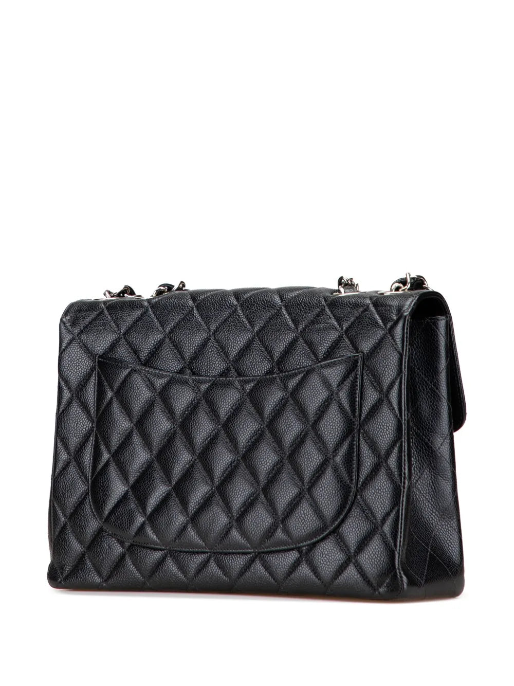 Pre-OwnedCHANEL Pre-Owned2000-2002 Jumbo Classic Caviar Single Flap shoulder bag
