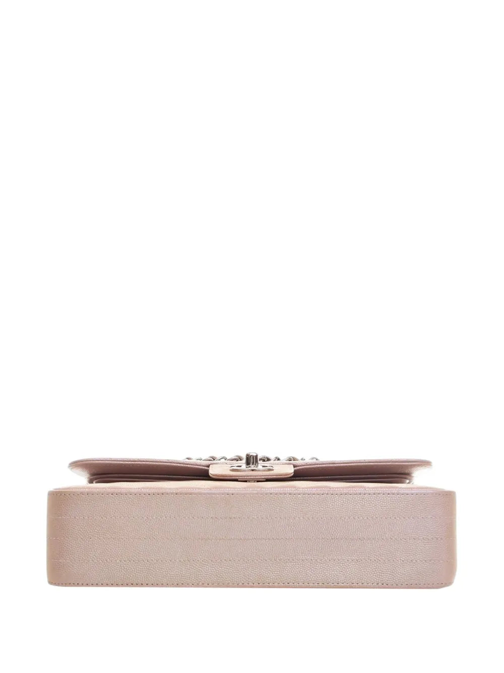 Pre-OwnedCHANEL Pre-Owned2017-2018 Medium Classic Chevron Iridescent Caviar Double Flap shoulder bag