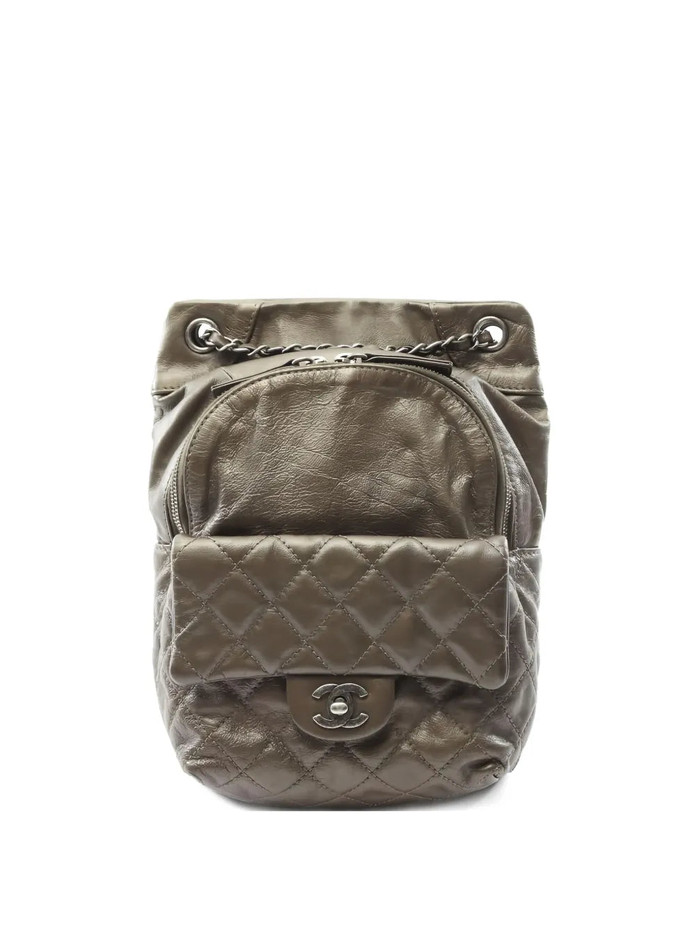 Pre-OwnedCHANEL Pre-Owned2015-2016 Matelassleather backpack