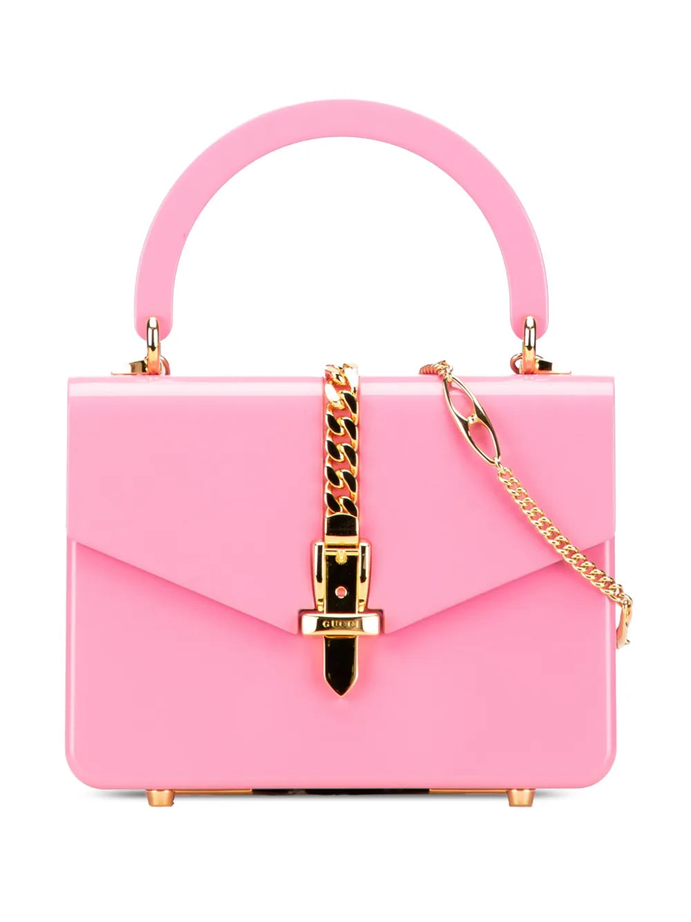 Pre-OwnedGucci Pre-Owned2016-2025 Mini Acrylic Sylvie 1969 Top Handle Bag satchel