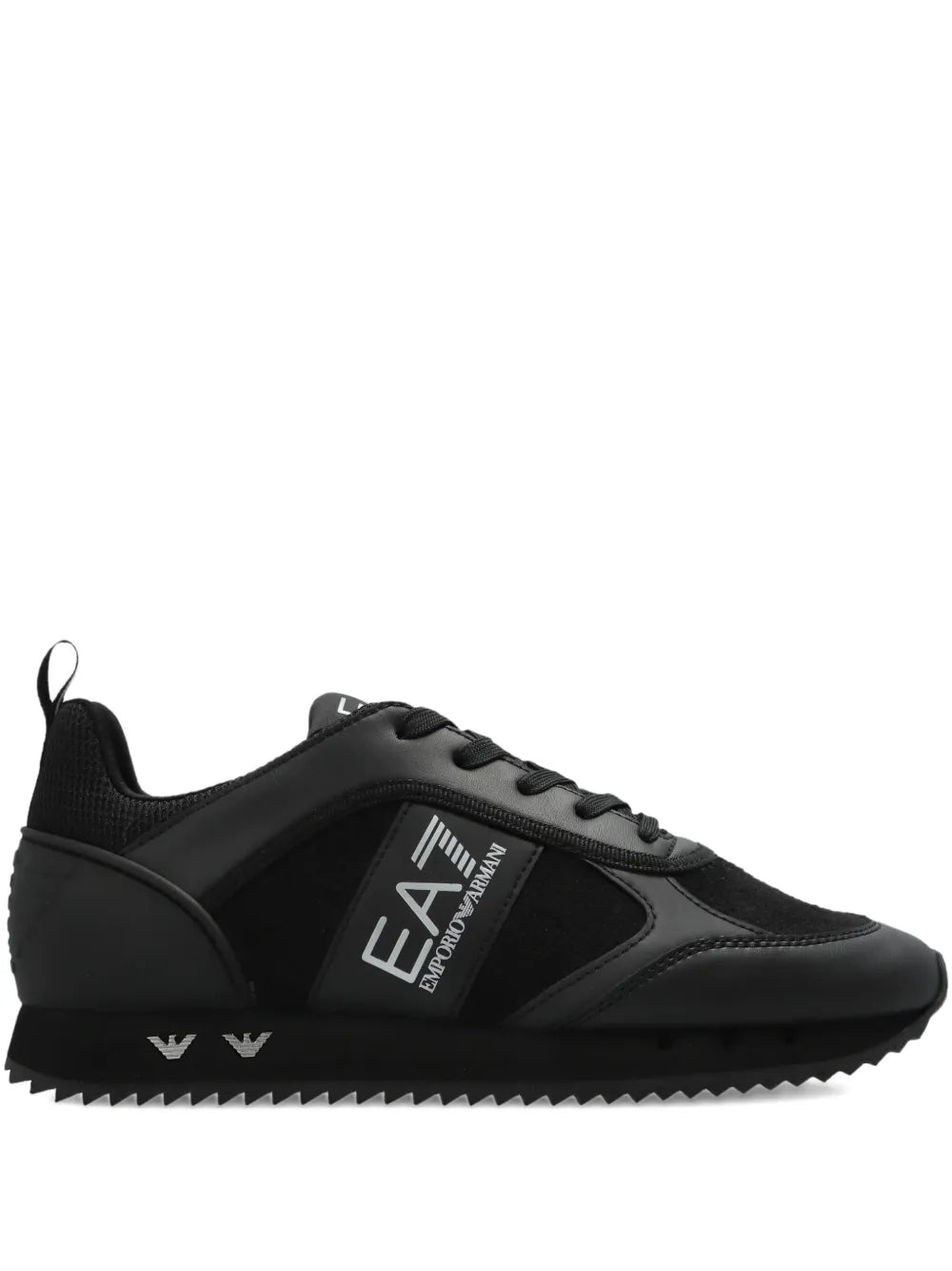 Ea7 Emporio Armani Logo-Print Lace-Up Trainers