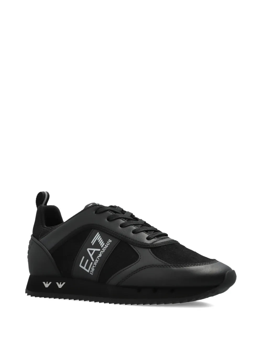 Ea7 Emporio Armani Logo-Print Lace-Up Trainers