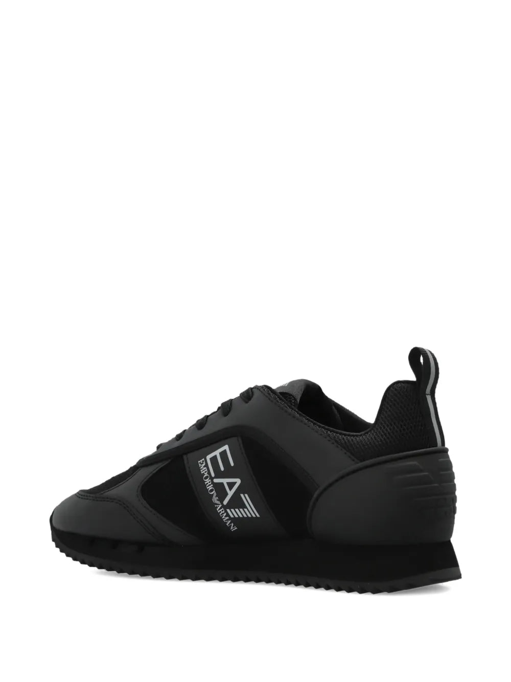 Ea7 Emporio Armani Logo-Print Lace-Up Trainers