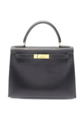 Pre-OwnedHermre-Owned1996 Kelly 28 leather tote bag