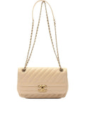Pre-OwnedCHANEL Pre-Owned2016-2017 diagonal-quilting chain-strap shoulder bag