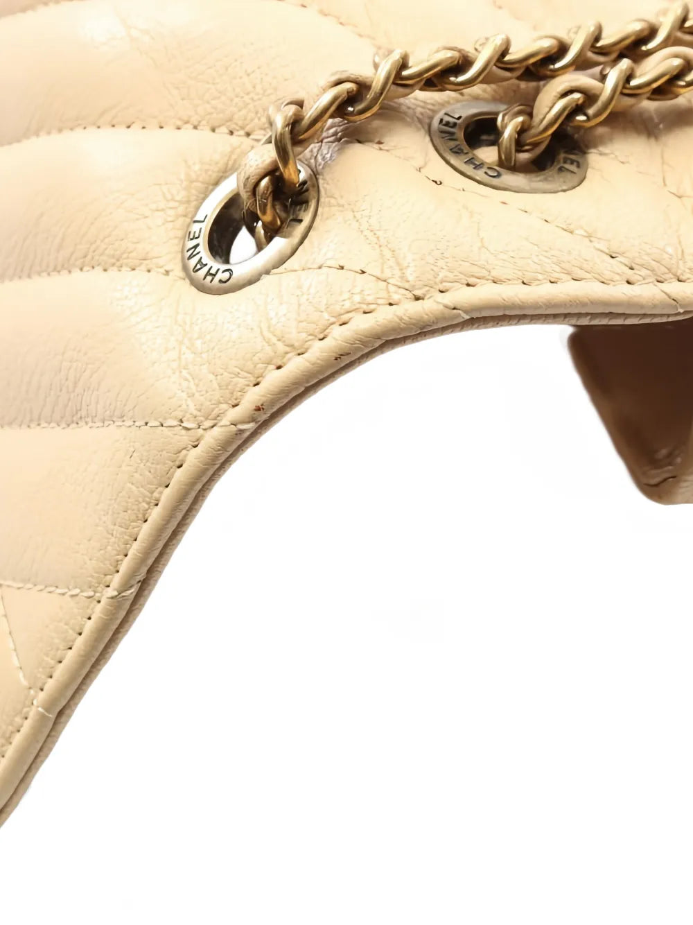Pre-OwnedCHANEL Pre-Owned2016-2017 diagonal-quilting chain-strap shoulder bag