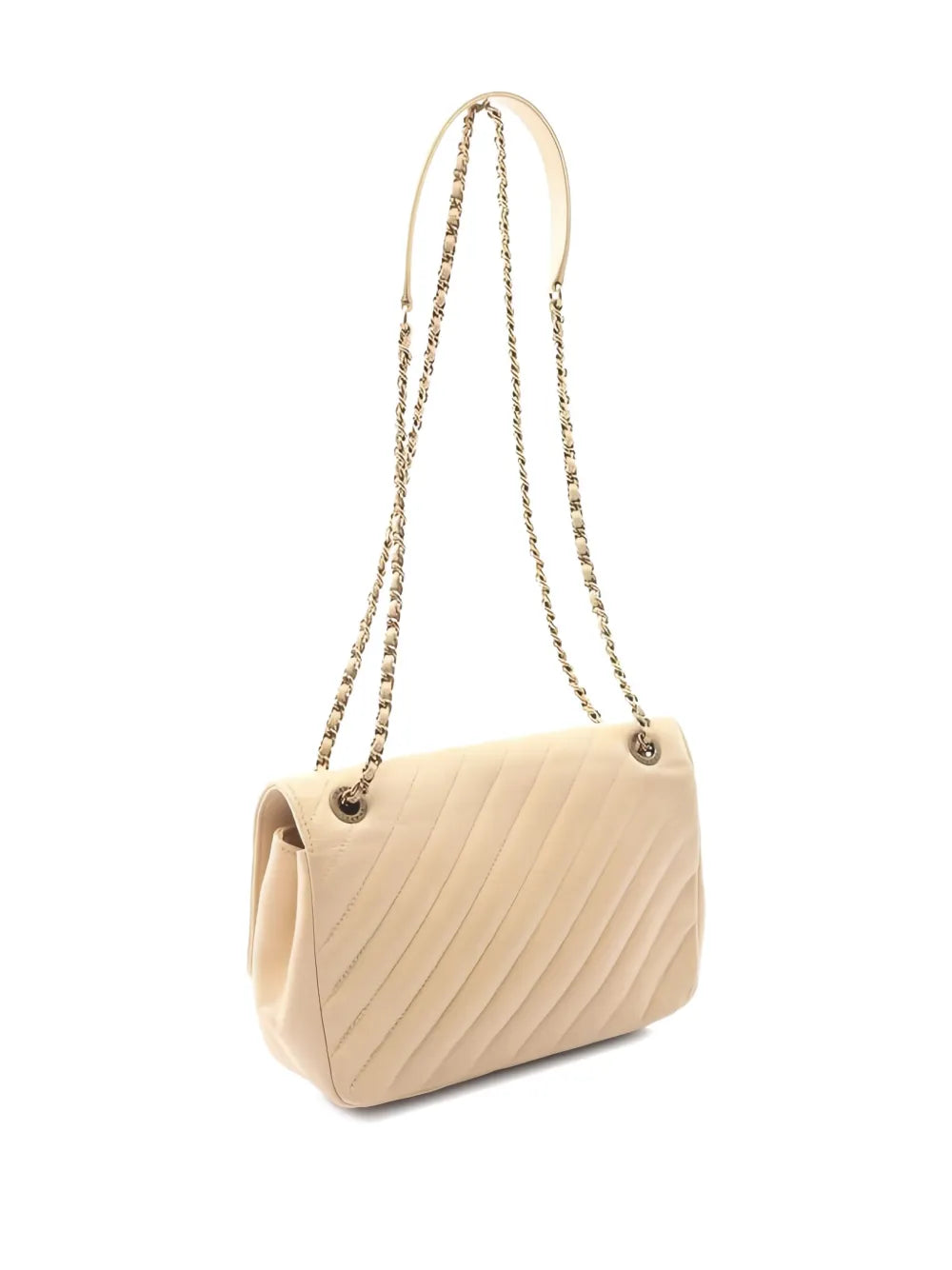 Pre-OwnedCHANEL Pre-Owned2016-2017 diagonal-quilting chain-strap shoulder bag