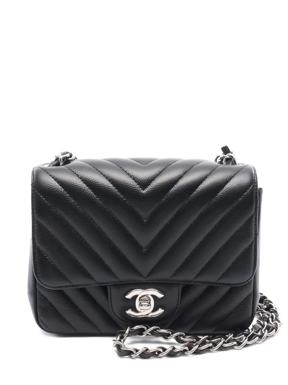 Pre-OwnedCHANEL Pre-Owned2016-2017 mini caviar shoulder bag