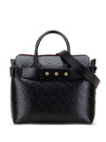 Pre-OwnedBurberry Pre-Owned2018-2025 Small TB Monogram Embossed Leather Belt Bag satchel