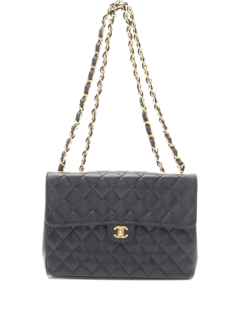 Pre-OwnedCHANEL Pre-Owned2002-2003 diamond-quilted shoulder bag