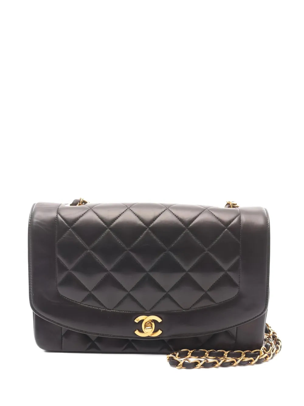 Pre-OwnedCHANEL Pre-Owned1994-1996 Diana diamond quilting shoulder bag