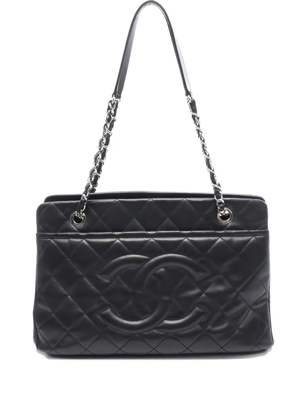 Pre-OwnedCHANEL Pre-Owned2012-2013 chain quilted-leather shoulder bag