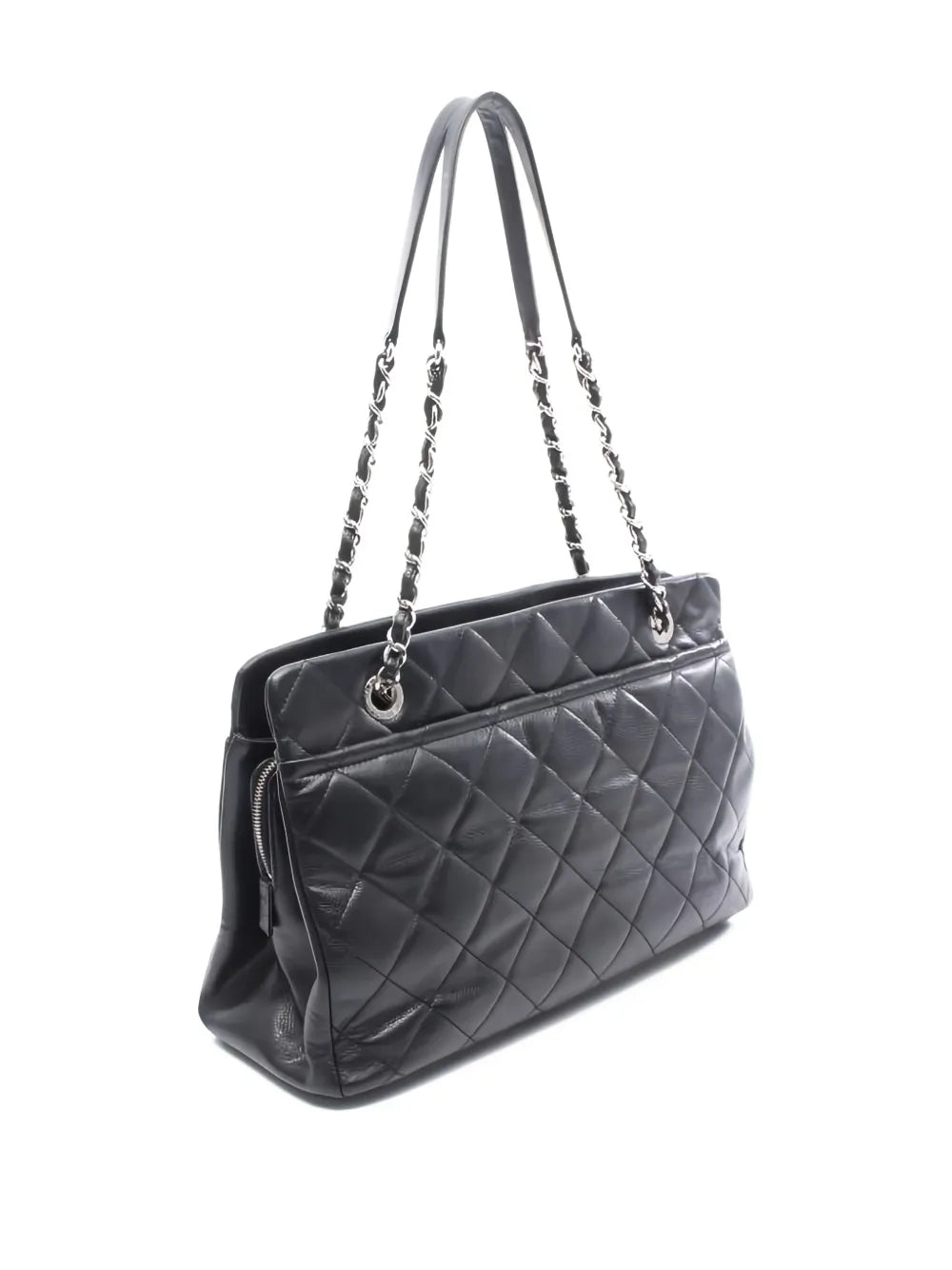 Pre-OwnedCHANEL Pre-Owned2012-2013 chain quilted-leather shoulder bag