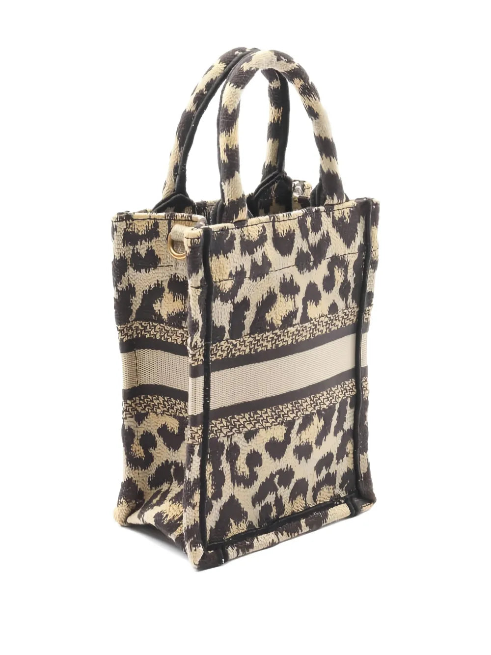 Pre-OwnedChristian Dior Pre-Owned2010s Book Tote leopard canvas mini bag