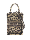 Pre-OwnedChristian Dior Pre-Owned2010s Book Tote leopard canvas mini bag