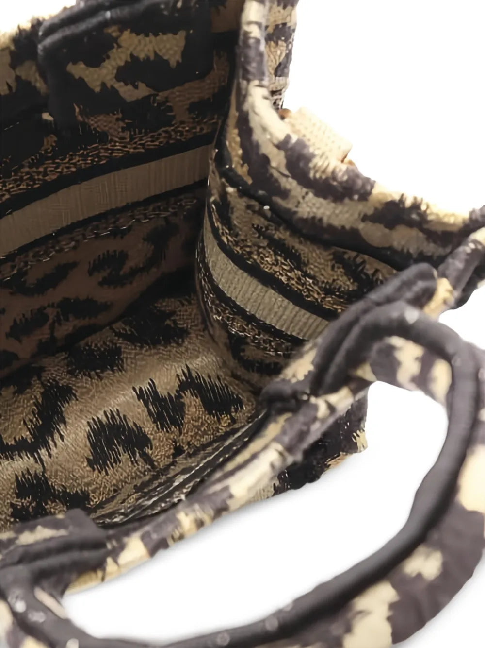 Pre-OwnedChristian Dior Pre-Owned2010s Book Tote leopard canvas mini bag