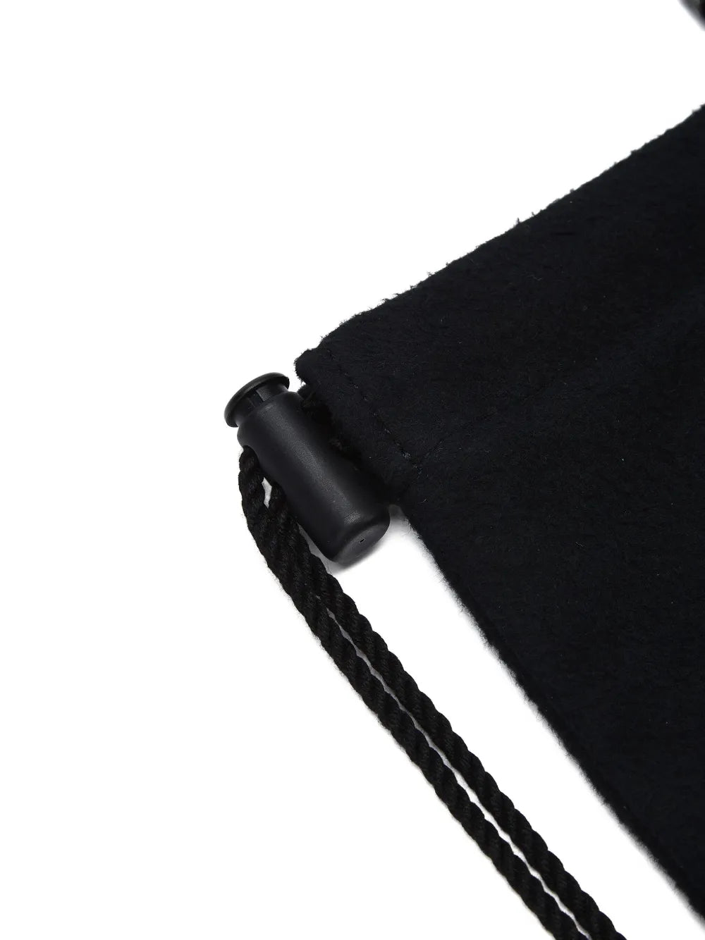 Y'slogo-appliqu?drawstring tote bag