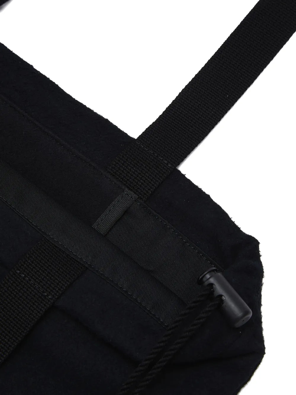 Y'slogo-appliqu?drawstring tote bag