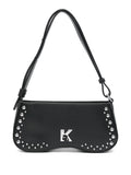 Karl Lagerfeld Jeansstudded logo shoulder bag