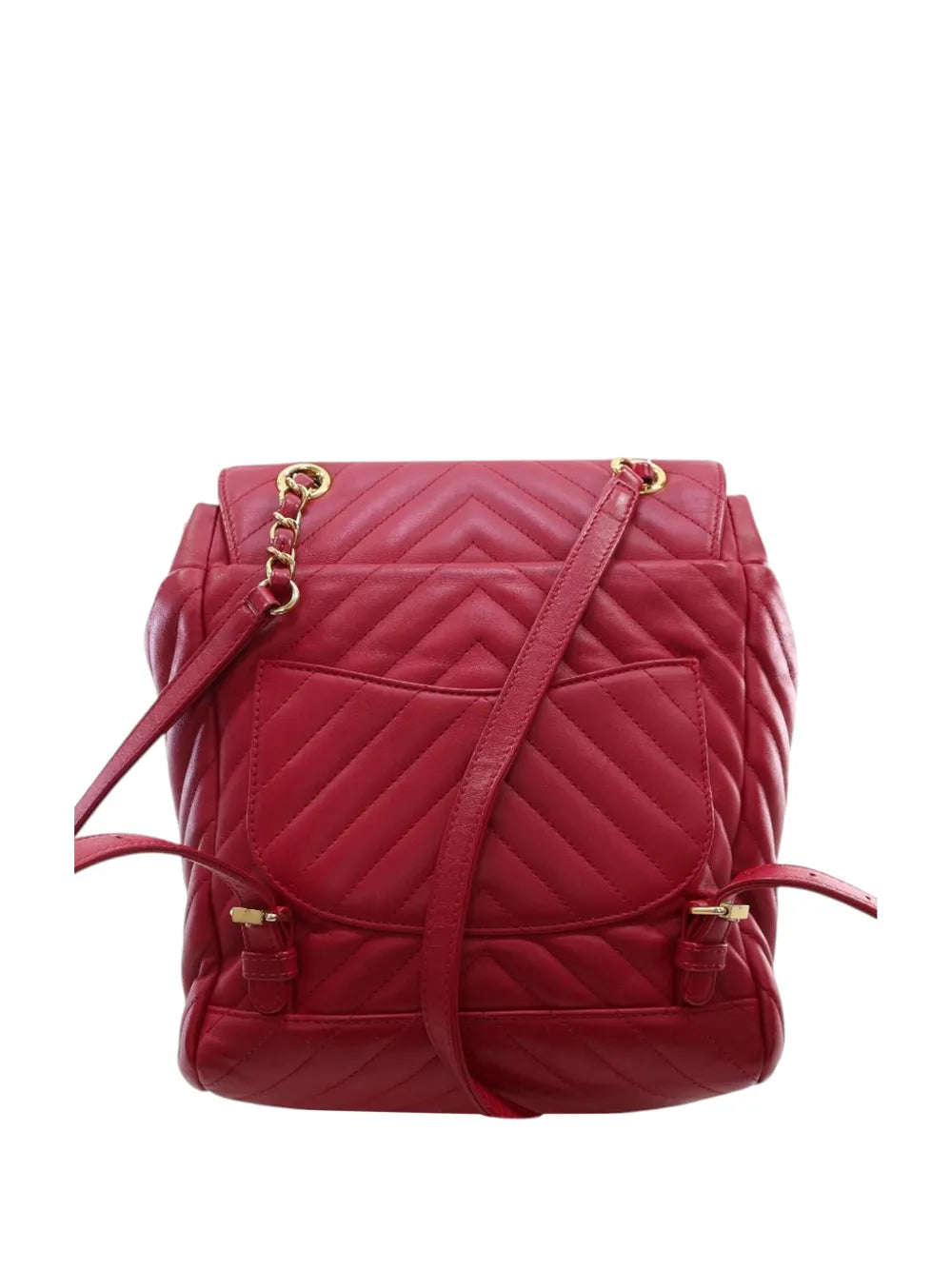 Pre-OwnedCHANEL Pre-Owned2016-2017 Small Chevron Calfskin Urban Spirit backpack