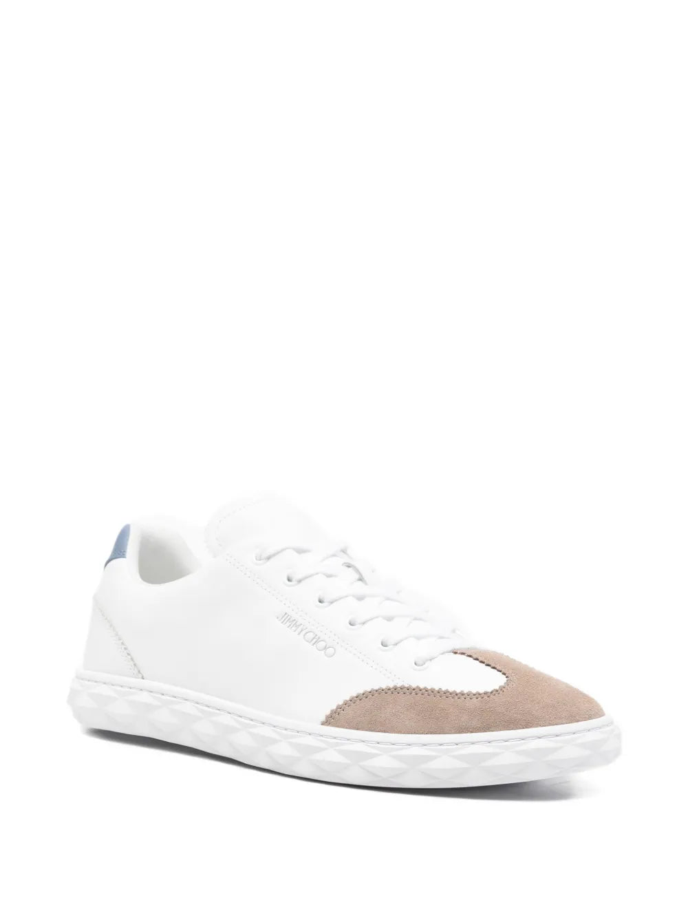 Jimmy Choo Diamond Flex Suede-Panel Sneakers