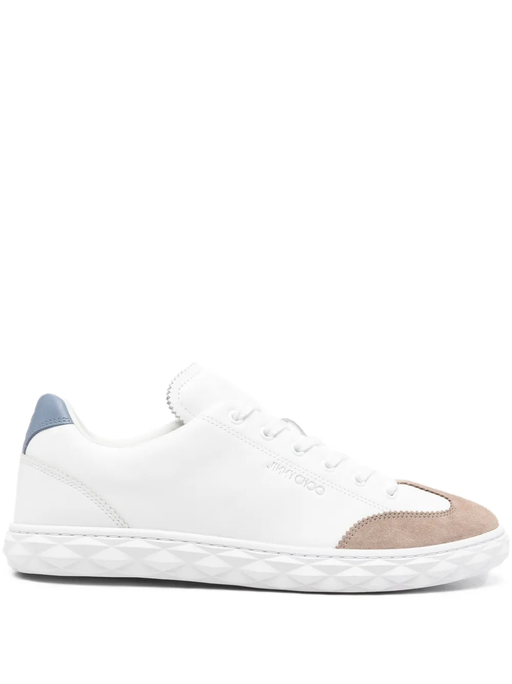Jimmy Choo Diamond Flex Suede-Panel Sneakers