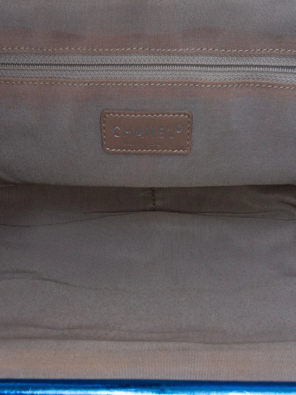 Pre-OwnedCHANEL Pre-Owned2008-2009 Multicolor Metallic Quilted Calfskin Modern Chain Flap Frame Bag shoulder bag