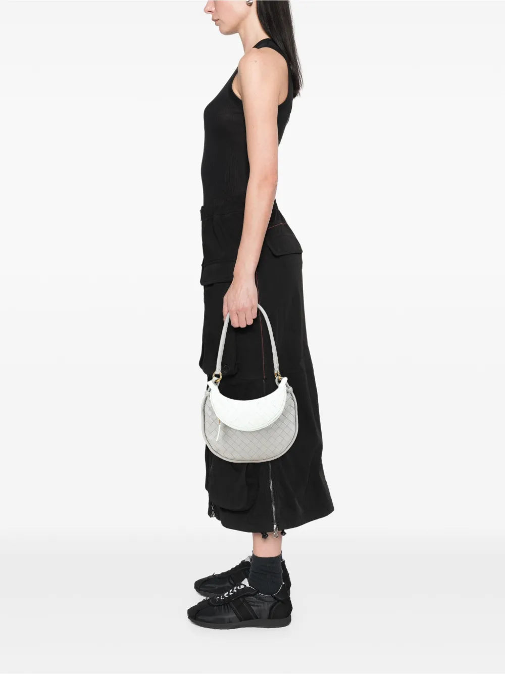 Pre-OwnedBottega Veneta Pre-Owned2012-2025 Small Bicolor Lambskin Intrecciato Gemelli Bag hobo bag