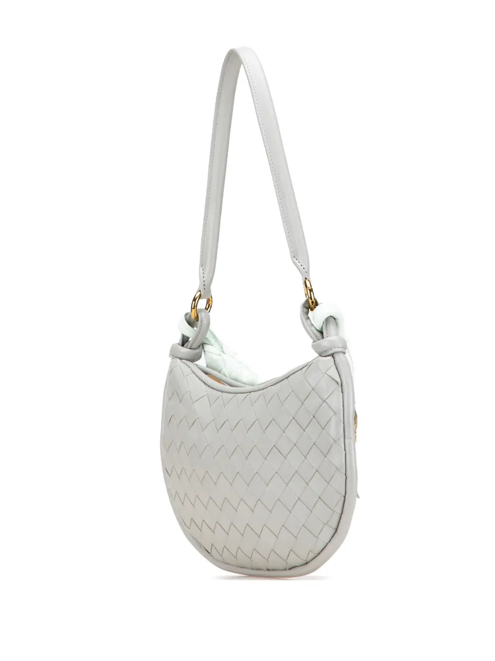 Pre-OwnedBottega Veneta Pre-Owned2012-2025 Small Bicolor Lambskin Intrecciato Gemelli Bag hobo bag