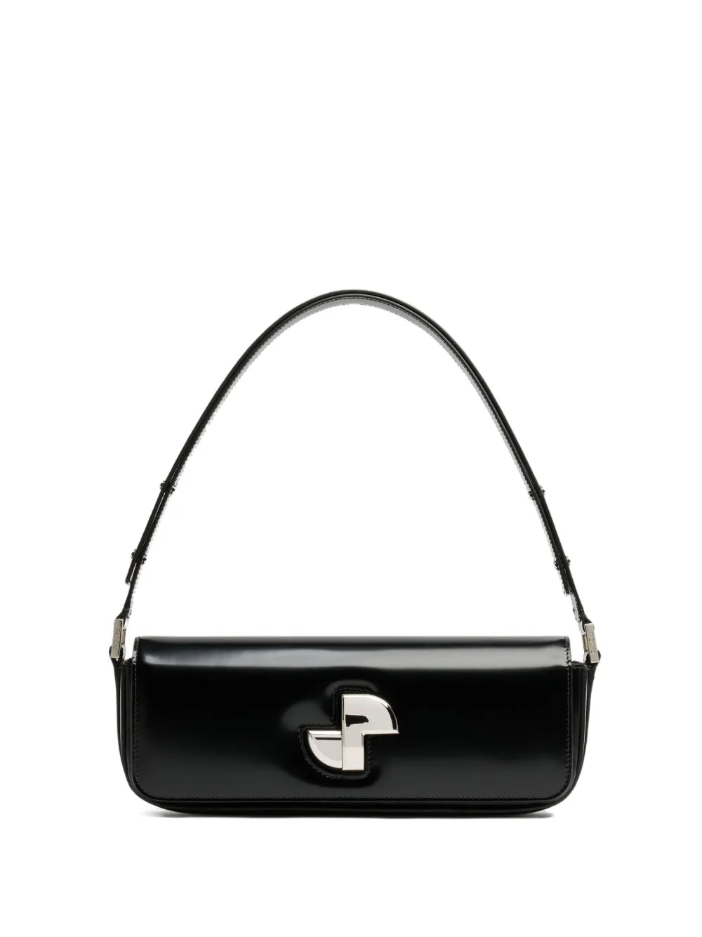 PatouLe Lock logo-plaque shoulder bag