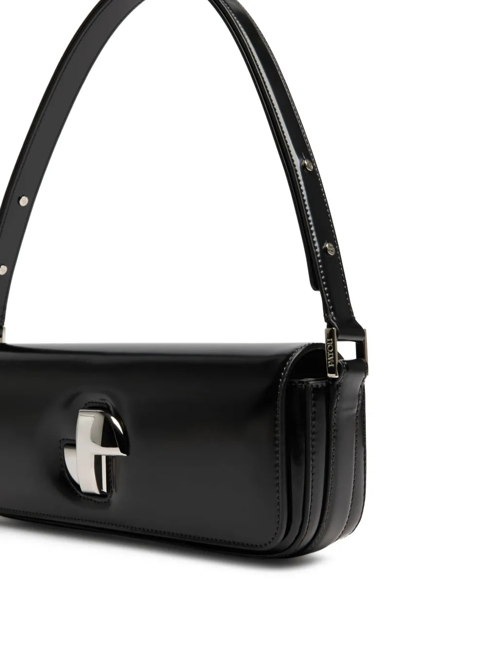 PatouLe Lock logo-plaque shoulder bag