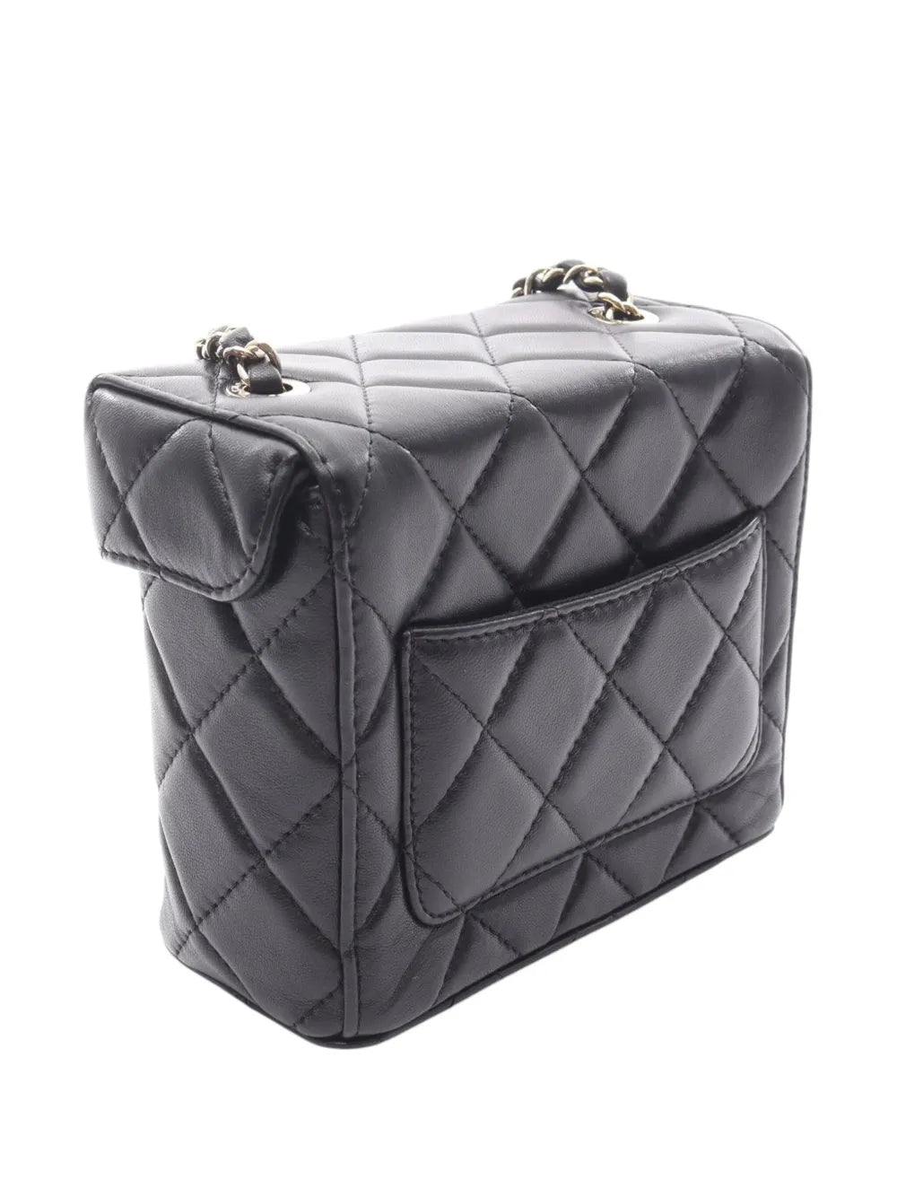 Pre-OwnedCHANEL Pre-Owned2021-2025 CC Quilted Lambskin Small Box Bag crossbody bag