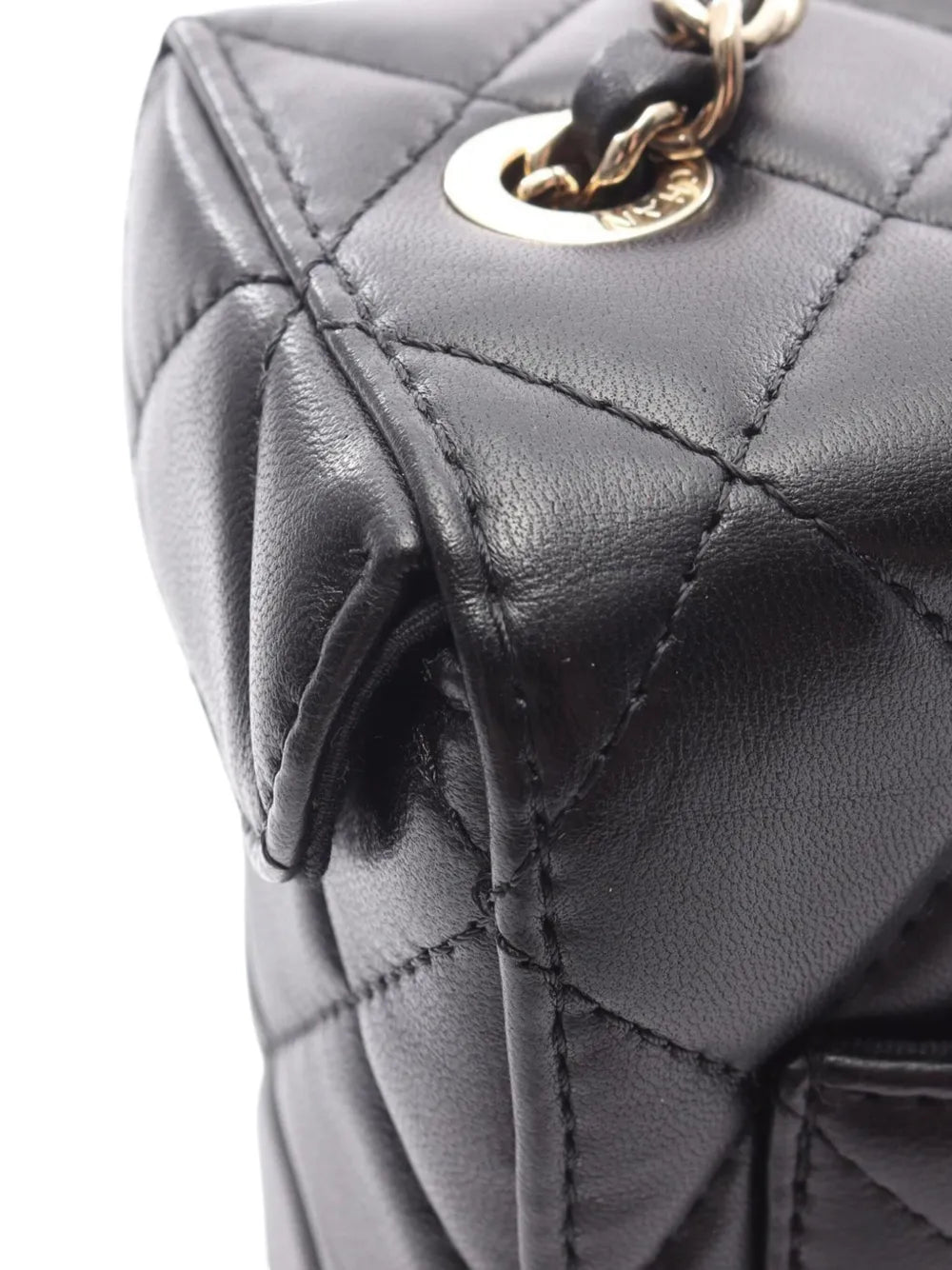 Pre-OwnedCHANEL Pre-Owned2021-2025 CC Quilted Lambskin Small Box Bag crossbody bag