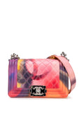 Pre-OwnedCHANEL Pre-Owned2014-2015 Small Lambskin Flower Power Boy Flap crossbody bag