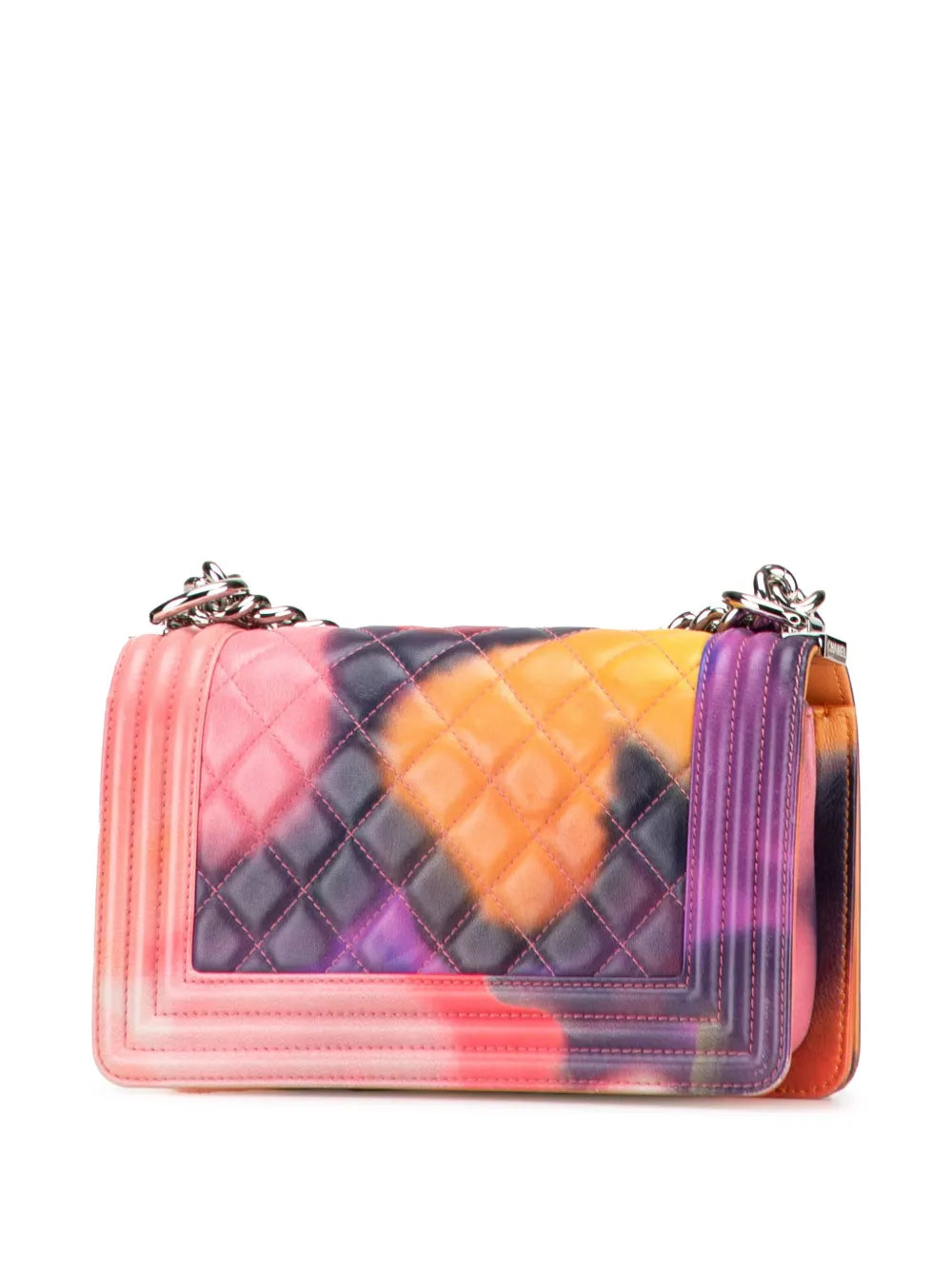 Pre-OwnedCHANEL Pre-Owned2014-2015 Small Lambskin Flower Power Boy Flap crossbody bag