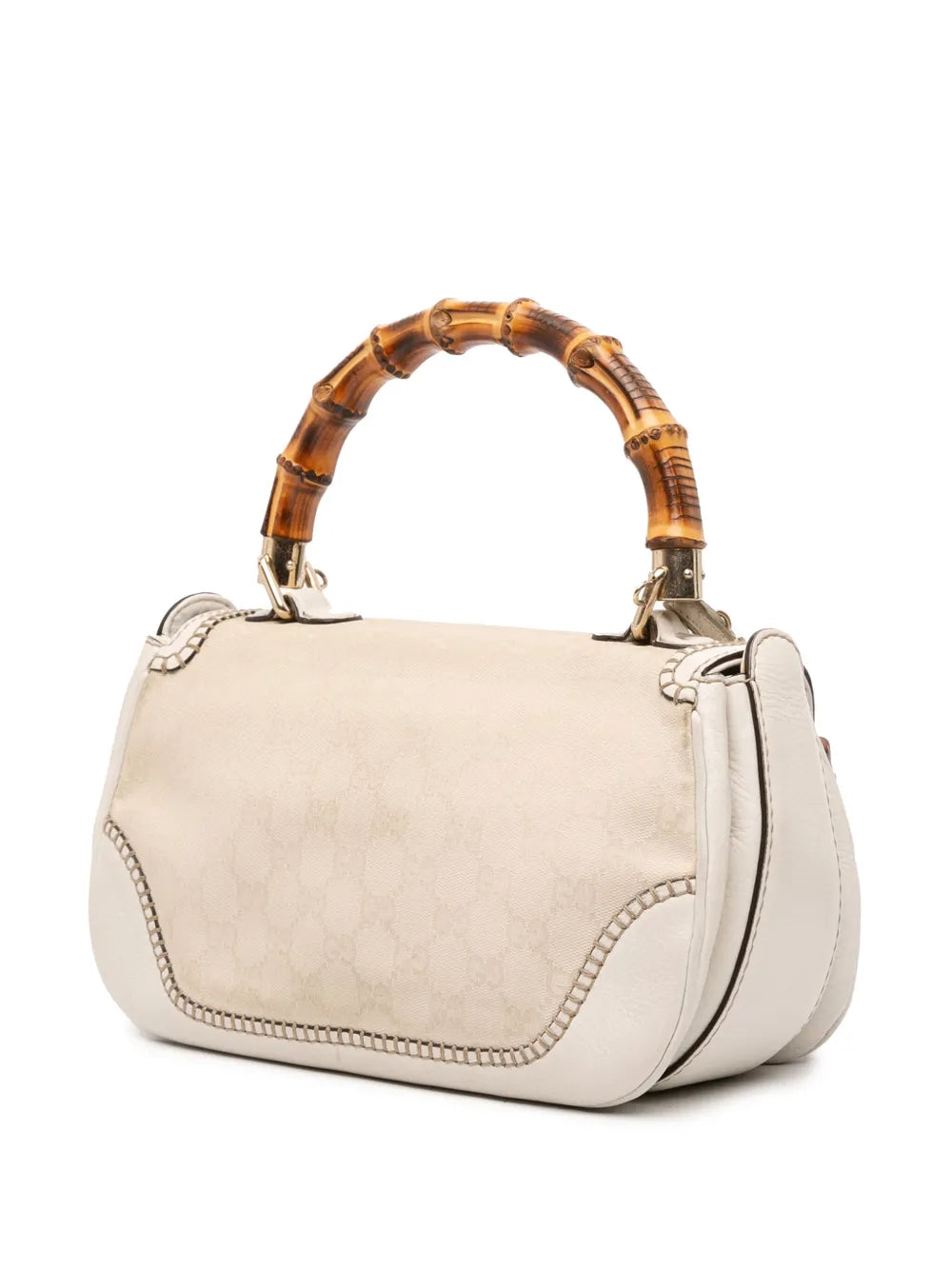 Pre-OwnedGucci Pre-Owned2016-2025 Medium GG Canvas New Bamboo satchel
