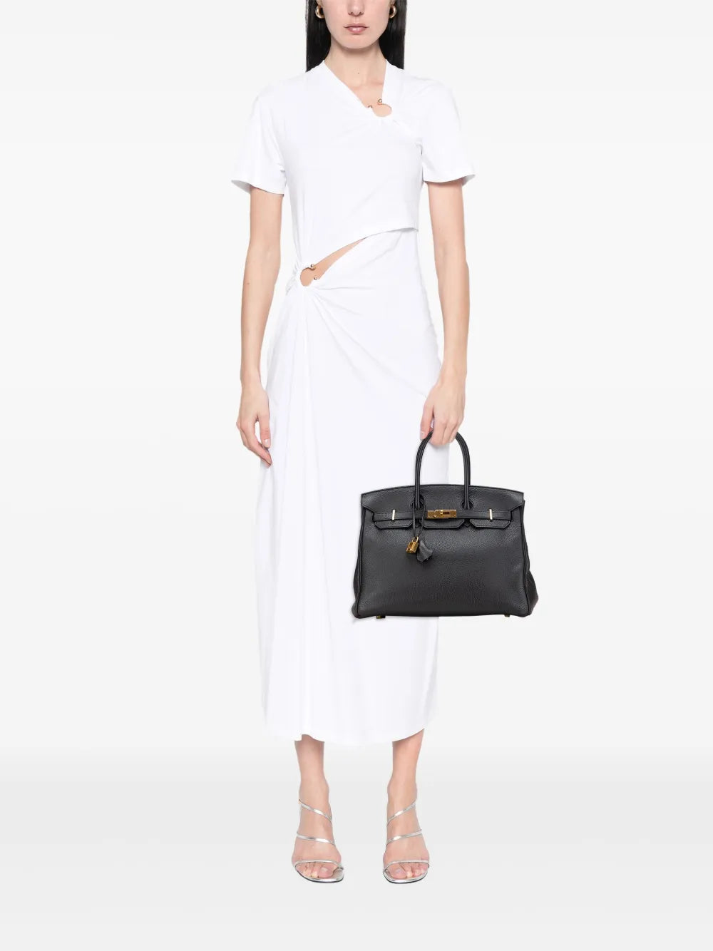 Pre-OwnedHermre-Owned2015 Togo Birkin Retourne 35 handbag