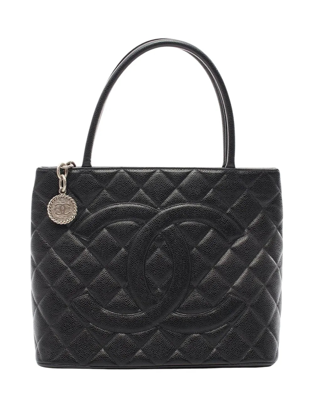 Pre-OwnedCHANEL Pre-Owned2000-2002 Caviar Medallion tote bag