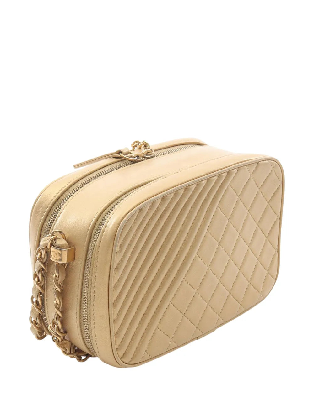 Pre-OwnedCHANEL Pre-Owned2014-2015 Small Quilted Lambskin Coco Boy Camera Bag crossbody bag
