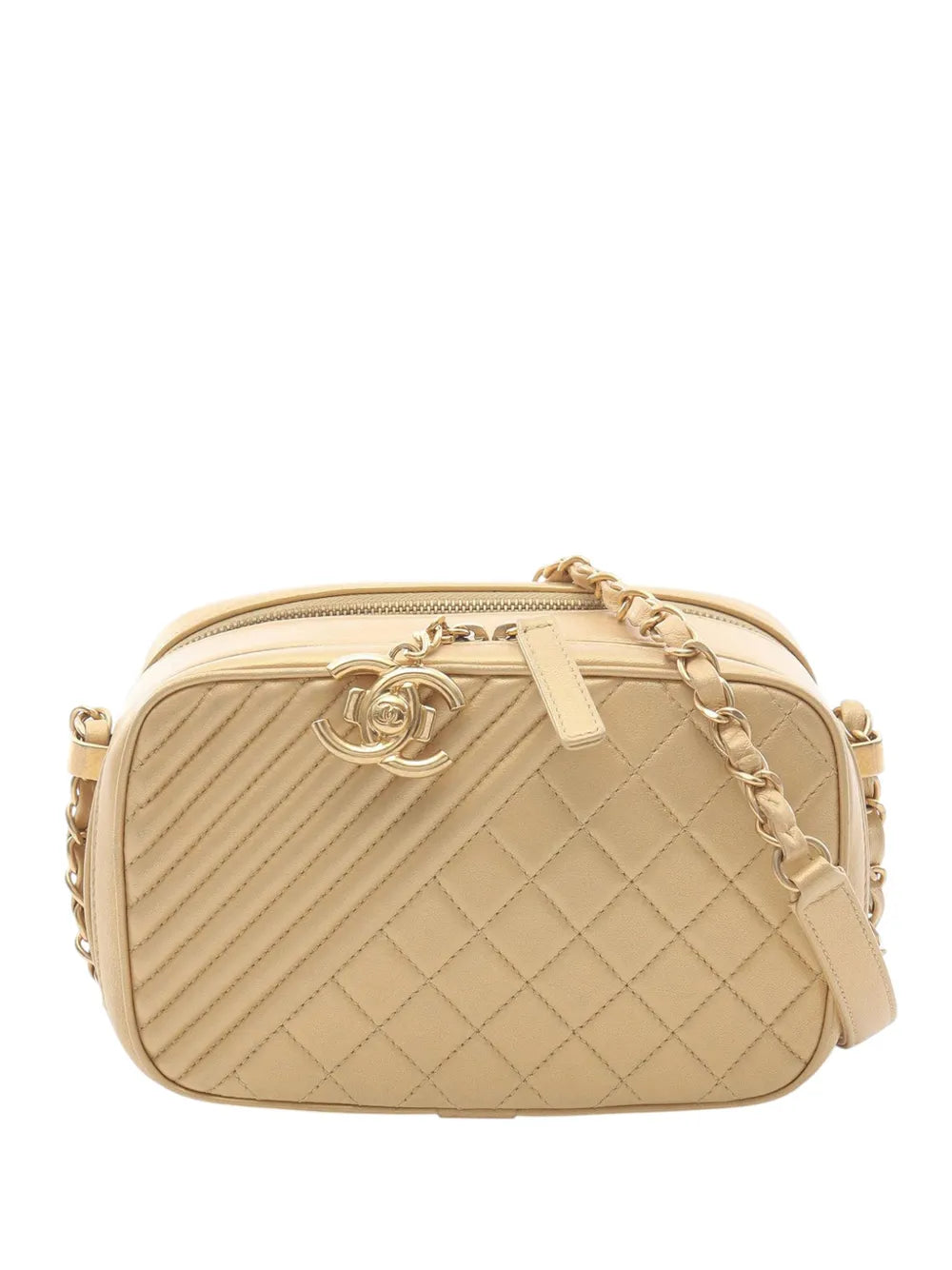 Pre-OwnedCHANEL Pre-Owned2014-2015 Small Quilted Lambskin Coco Boy Camera Bag crossbody bag