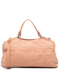 Pre-OwnedCHANEL Pre-Owned2012 Small Iridescent Calfskin Sea Hit Tote satchel