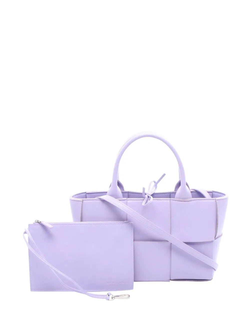 Pre-OwnedBottega Veneta Pre-Owned2012-2025 Mini Lambskin Intreccio Arco Tote satchel