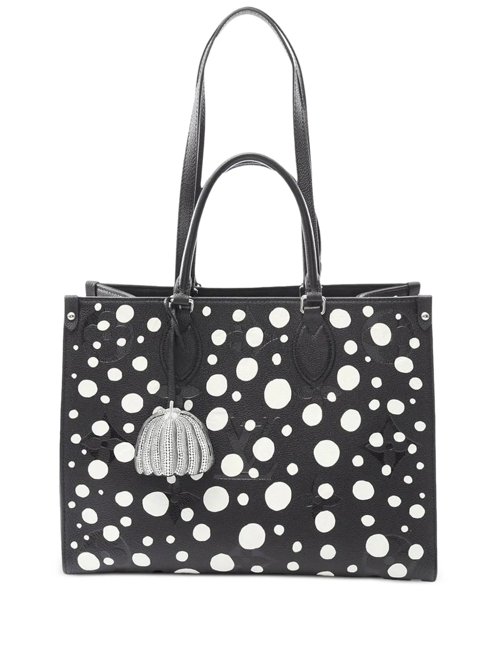 Pre-OwnedLouis Vuitton Pre-Owned2021-2025 Yayoi Kusama Monogram Giant Empreinte OnTheGo MM satchel