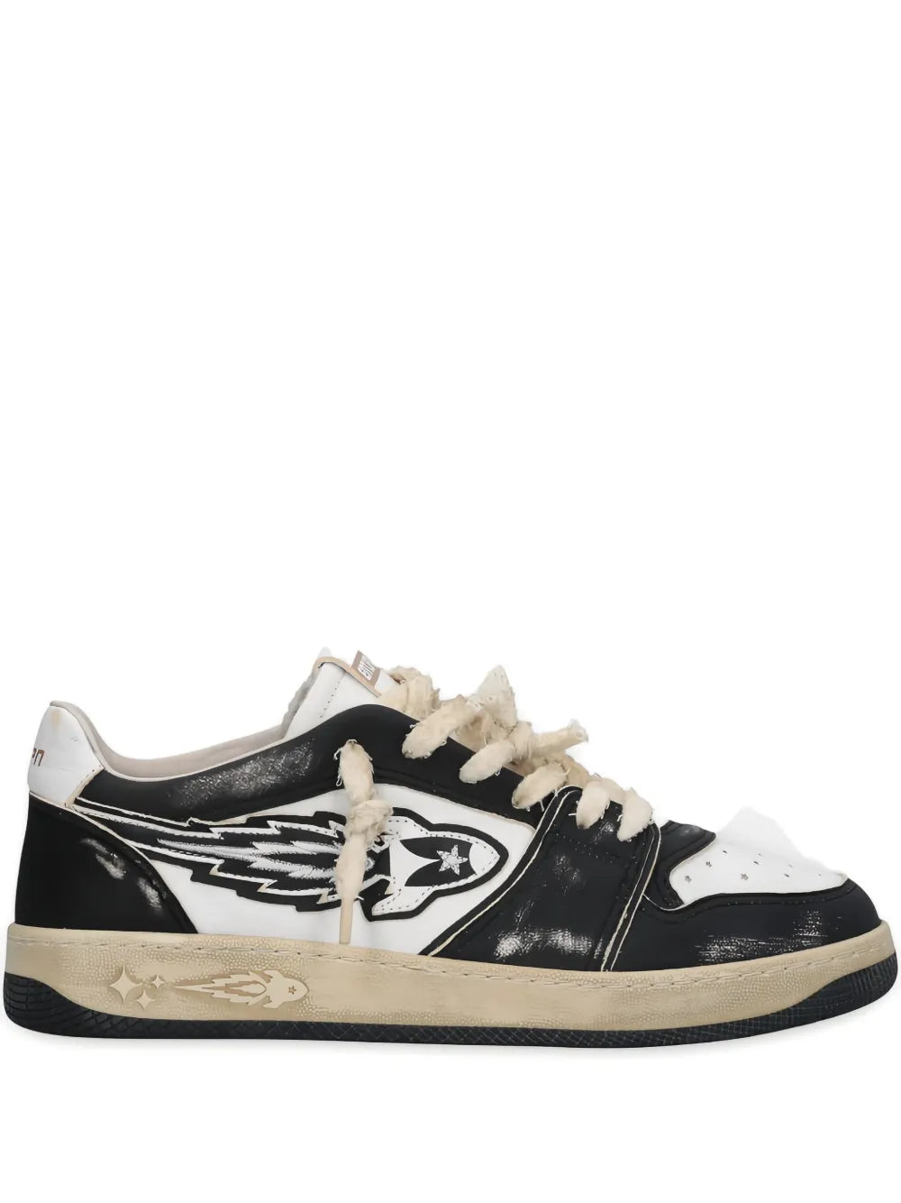 Enterprise Japan Egg Rocket Graphic Low-Top Sneakers