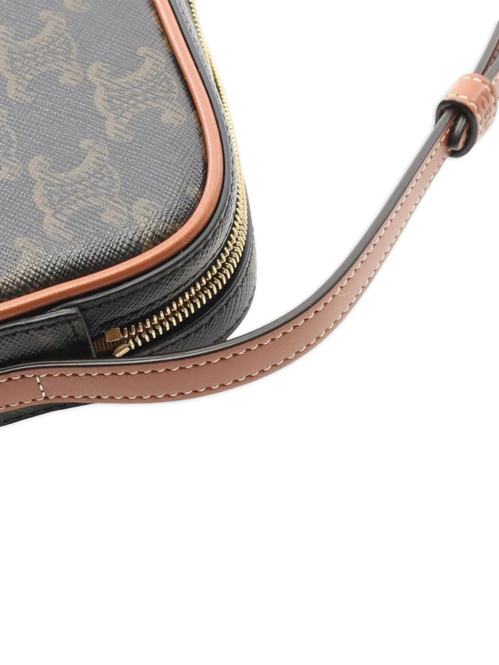 Pre-OwnedCeline Pre-Owned2018-2025 Mini Triomphe Cuir Coated Canvas Camera Bag shoulder bag