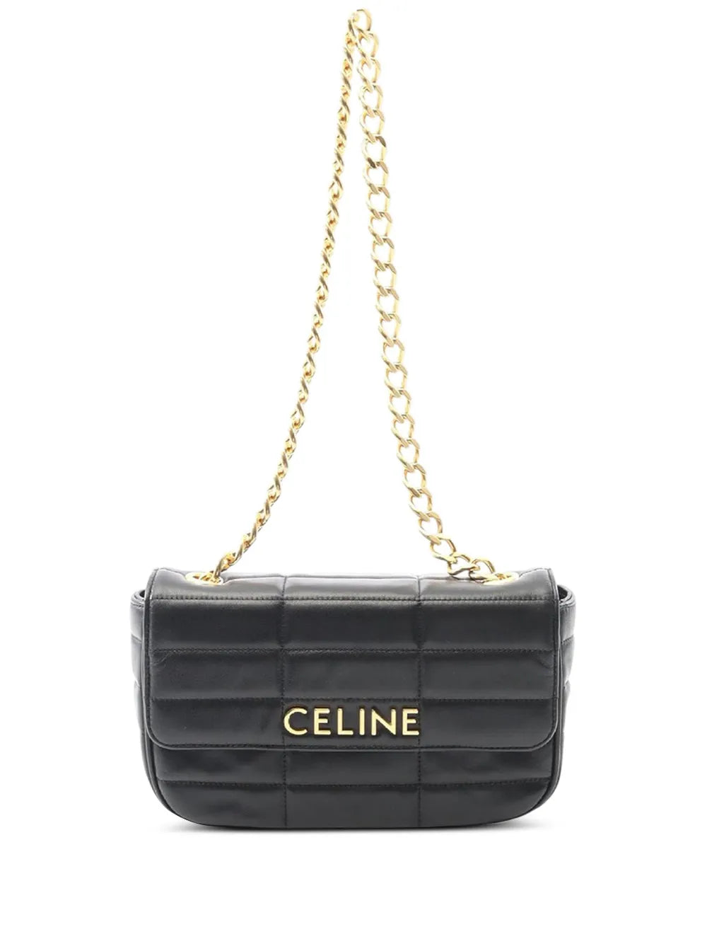 Pre-OwnedCeline Pre-Owned2018-2025 Matelasse Goatskin Monochrome Chain shoulder bag
