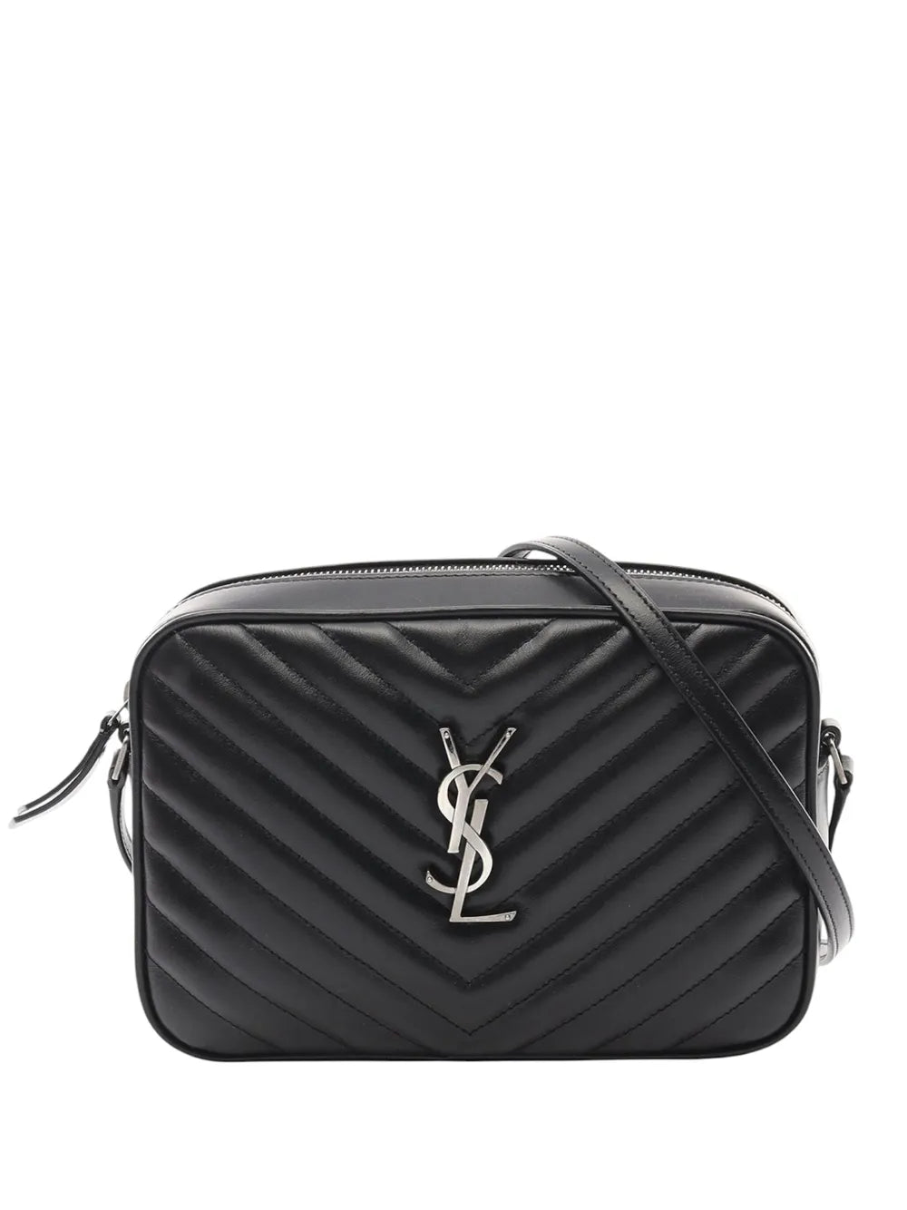 Pre-OwnedSaint Laurent Pre-Owned2013-2025 Quilted Leather Monogram Lou Camera Bag crossbody bag