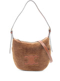 Pre-OwnedCeline Pre-Owned2018-2025 Small Shearling Cuir Triomphe Heloise Bag crossbody bag