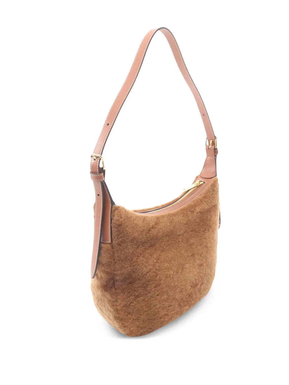Pre-OwnedCeline Pre-Owned2018-2025 Small Shearling Cuir Triomphe Heloise Bag crossbody bag