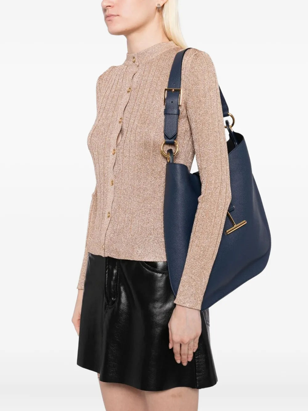 TOM FORDlarge Tara T-bar buckle shoulder bag